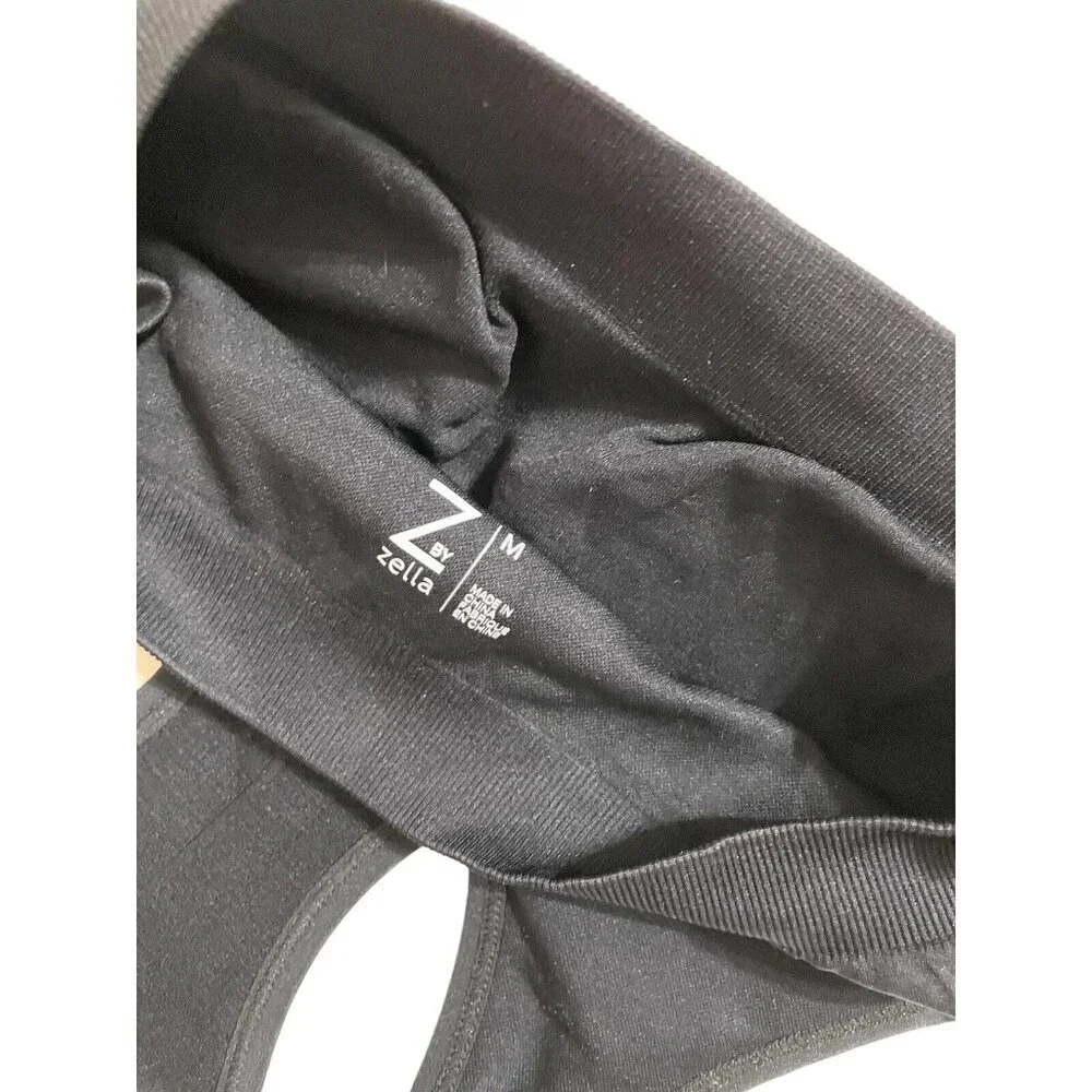 Z By Zella Sports Bra Black Seamless SZ XS NWT